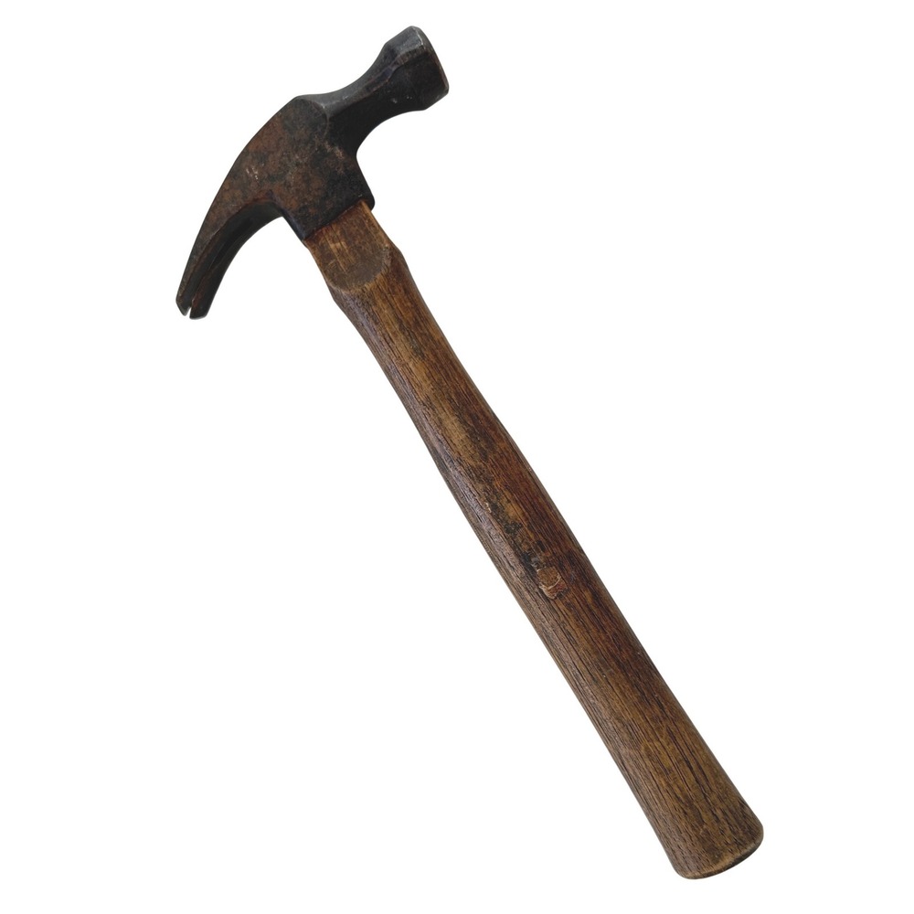 Vintage‎ Stanley Claw Hammer PAT 3377826 USA Wood Handle Carpenter Tool